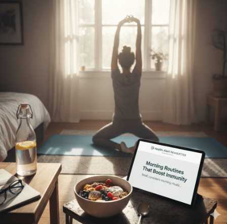 Sunlight shining through a bedroom window in the morning